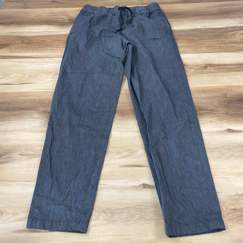 A.P.C. Drawstring Trousers Mens 48 Medium Cotton Stretch Grey